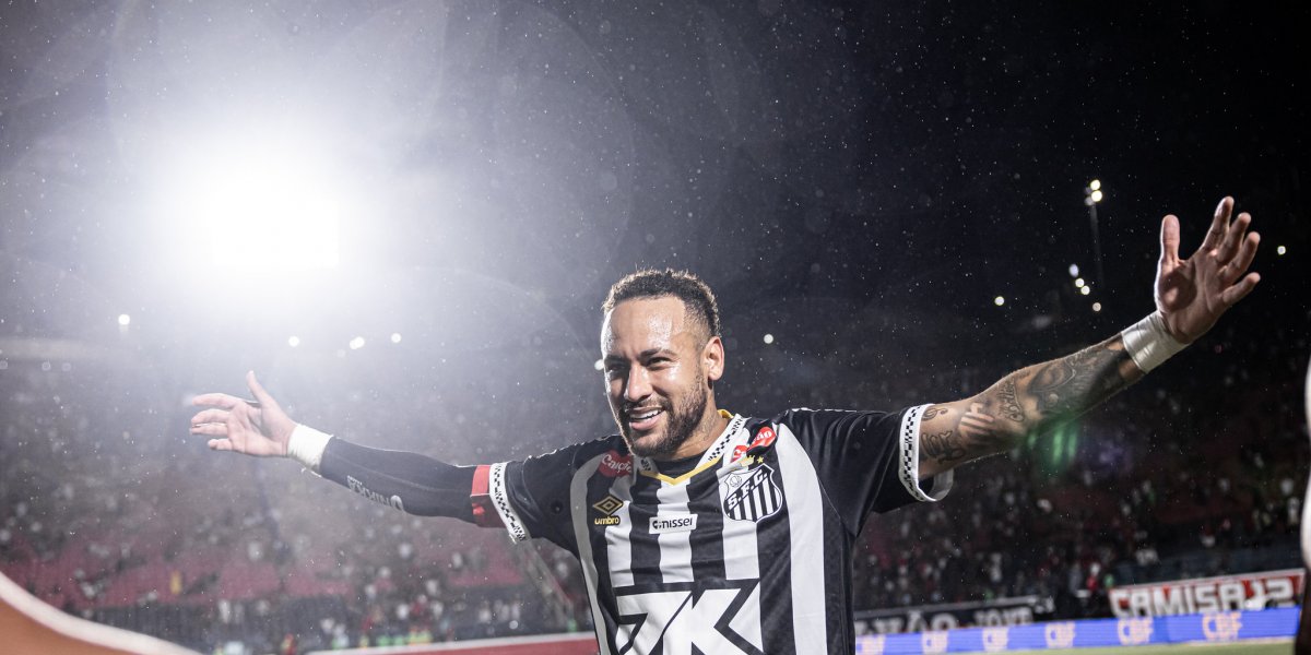 Neymar após a partida contra o Vitória