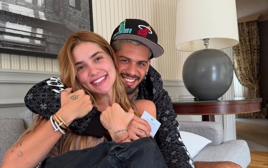 Virginia e Zé Felipe juntos durante o relacionamento