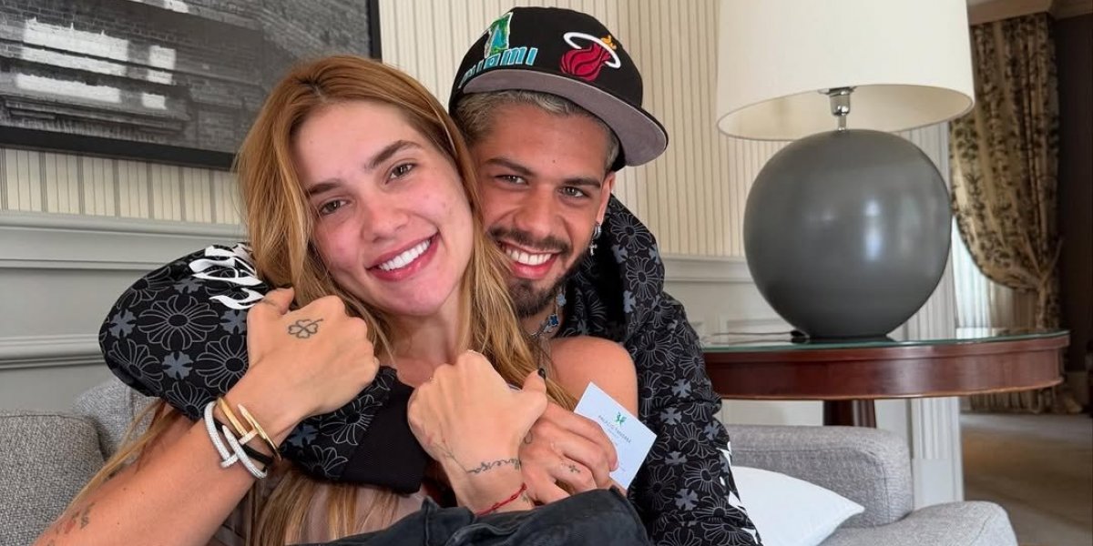 Virginia e Zé Felipe juntos durante o relacionamento