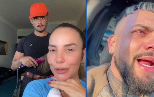 Ivete Sangalo cantando a música e Tinno comentando o vídeo 