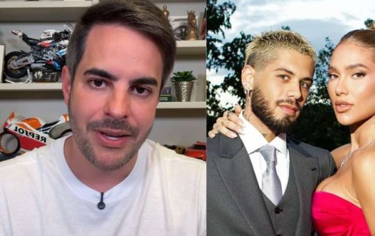Kaká Diniz e o casal Virgínia e Zé Felipe
