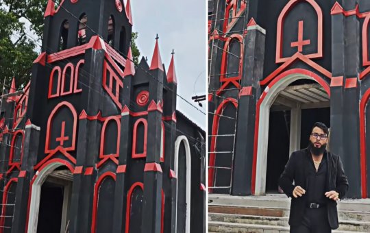 Primeira igreja luciferiana do Brasil é inaugurada e viraliza nas redes sociais