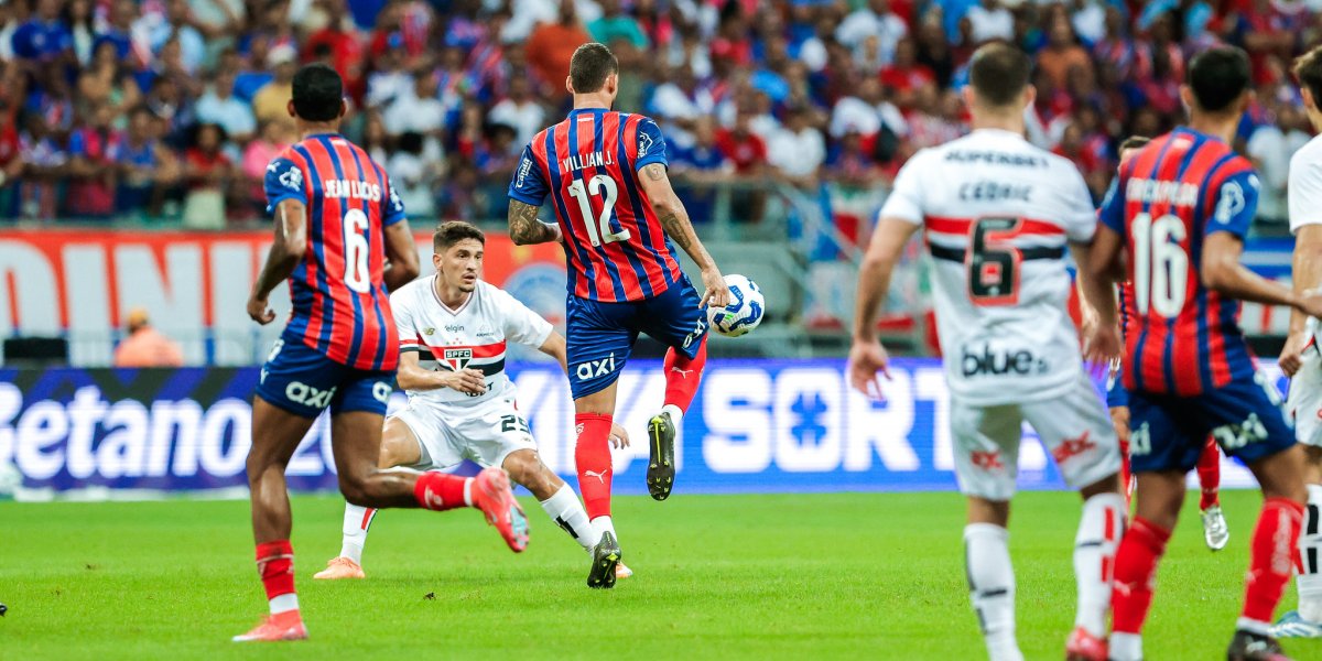 Partida entre Bahia x São Paulo