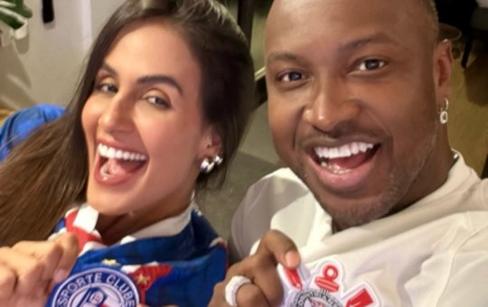 Carol e Thiaguinho juntos