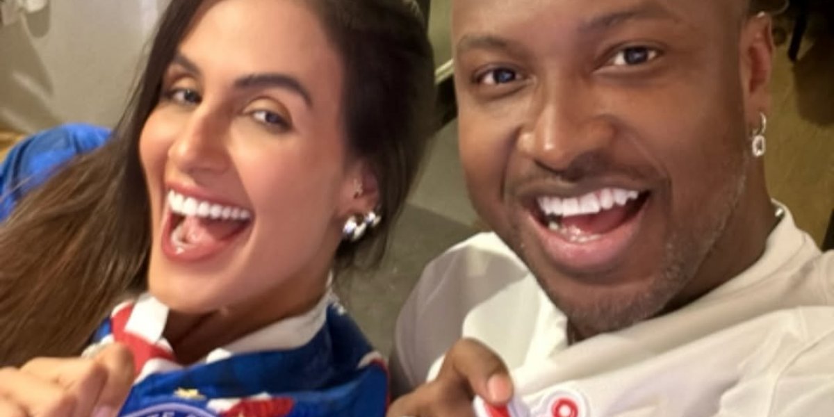 Carol e Thiaguinho juntos