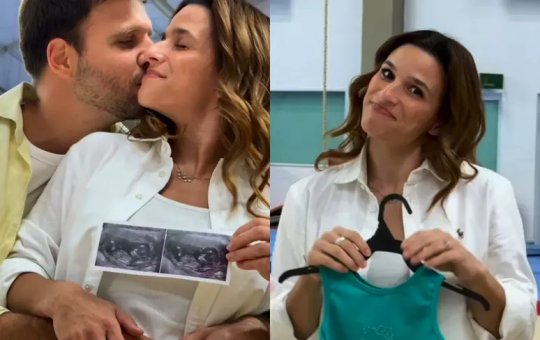 Jade Barbosa no vídeo de anúncio da gravidez