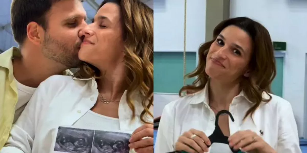 Jade Barbosa no vídeo de anúncio da gravidez