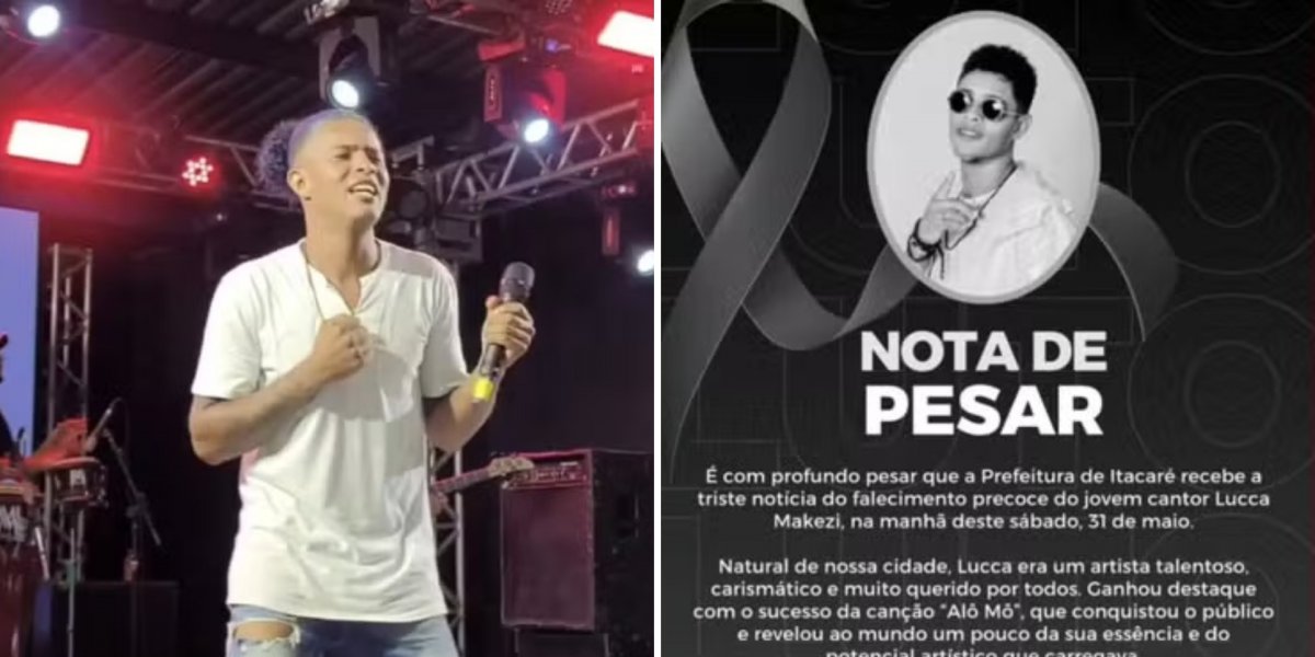 Cantor é morto a facadas em Itacaré; ex-companheira de 17 anos é presa