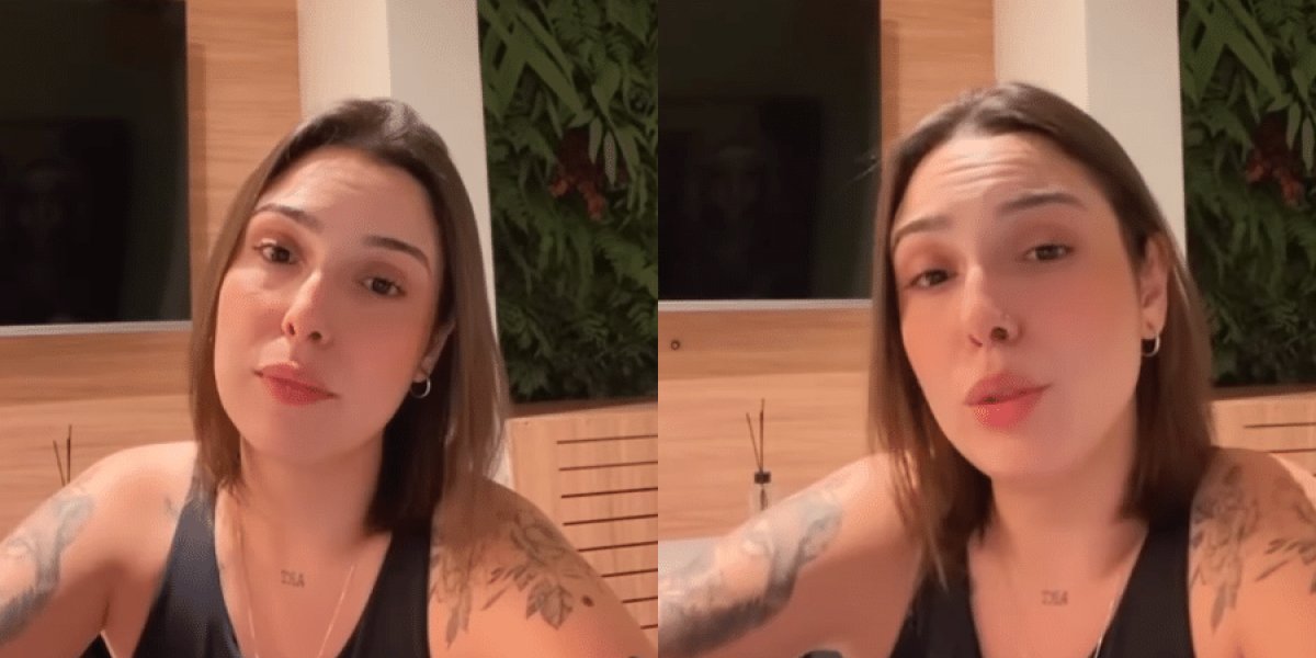 Isabela em vídeo falando sobre condenação do pai