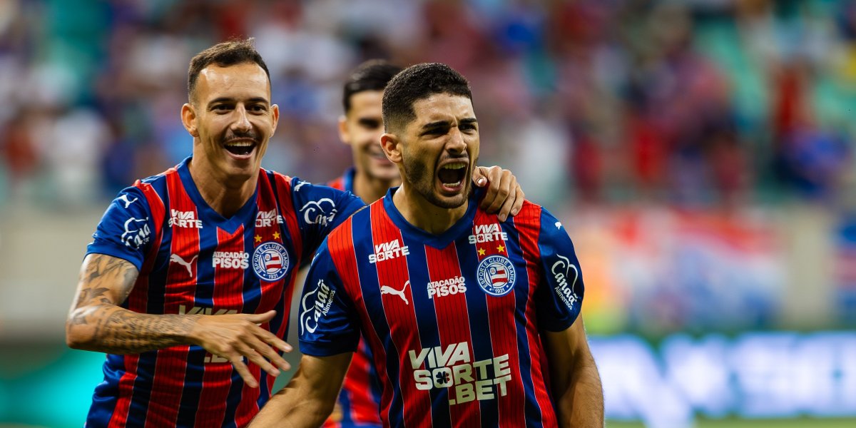 Iago Borduchi e Michel Araújo, atletas do Bahia