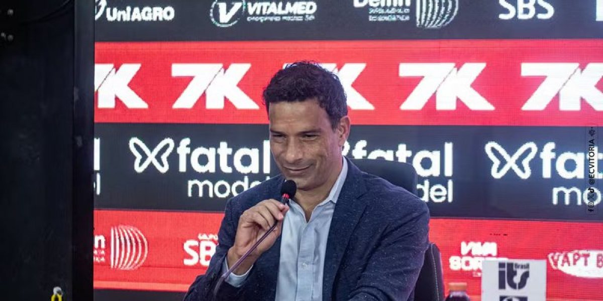 Gustavo Vieira em sua apresentação oficial