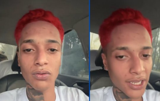 Oruam pede desculpas após subir em ônibus na porta de presídio e causar tumulto