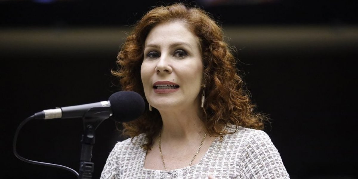 Carla Zameblli discursando