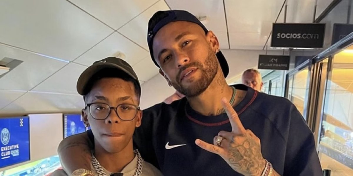Boca de 09 e Neymar em foto