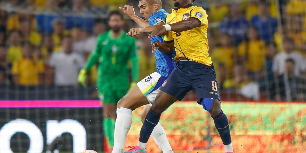 Casemiro em campo pela Selação