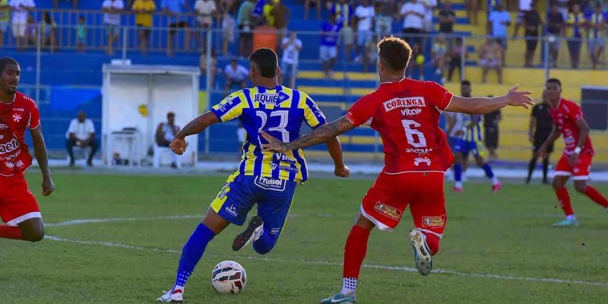 Registro do duelo entre Penedense e Jequié