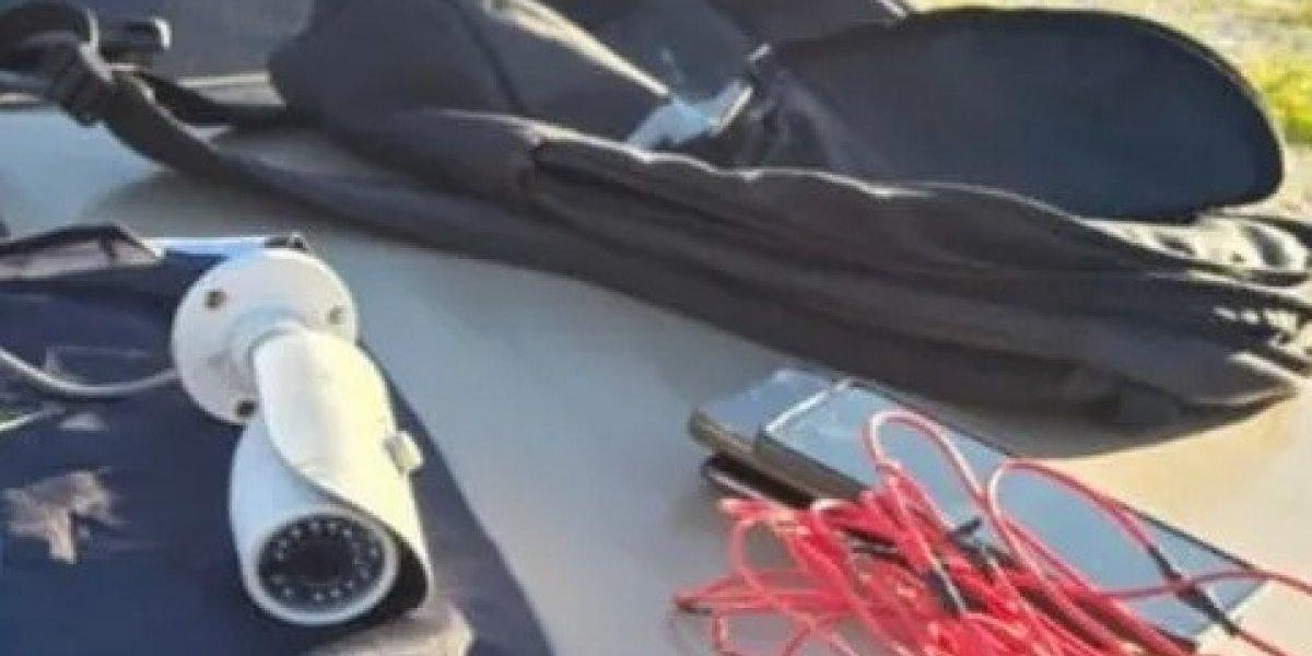 Equipamento retirado pela polícia