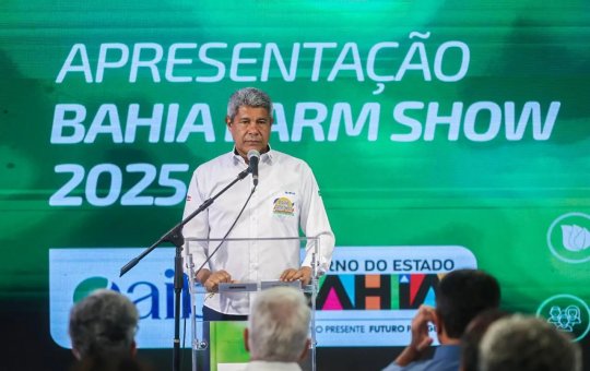 Jerônimo fala sobre as obras da Fiol durante o Bahia Farm Show