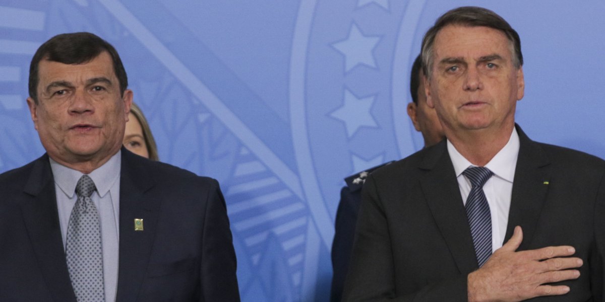 Paulo Sérgio ao lado de Jair Bolsonaro