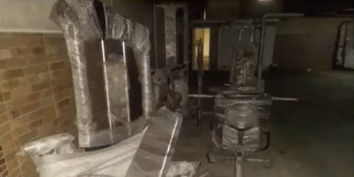 Aparelhos de academia encontrados em garagem de prédio no bairro Ibirapuera, Vitória da Conquista