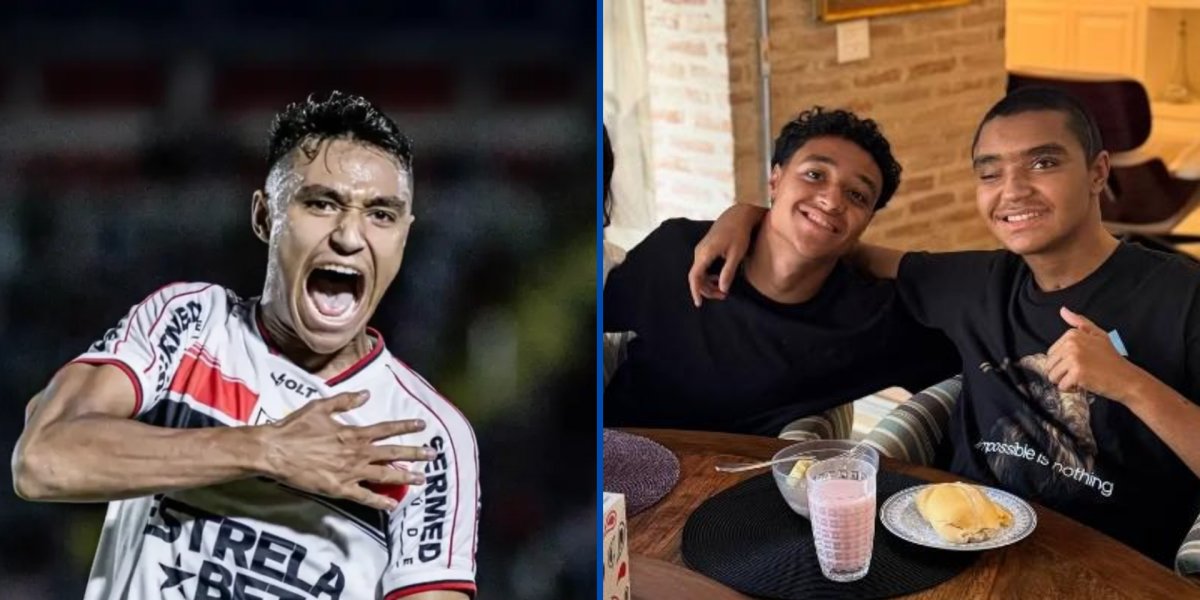 Pedro Severino atuando pelo Botafogo-SP e em casa com a família, após alta no hospital