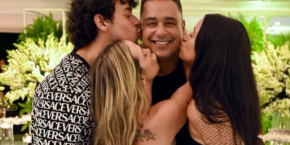 Xanddy recebe homenagem da filha com participação de Péricles em seu aniversário