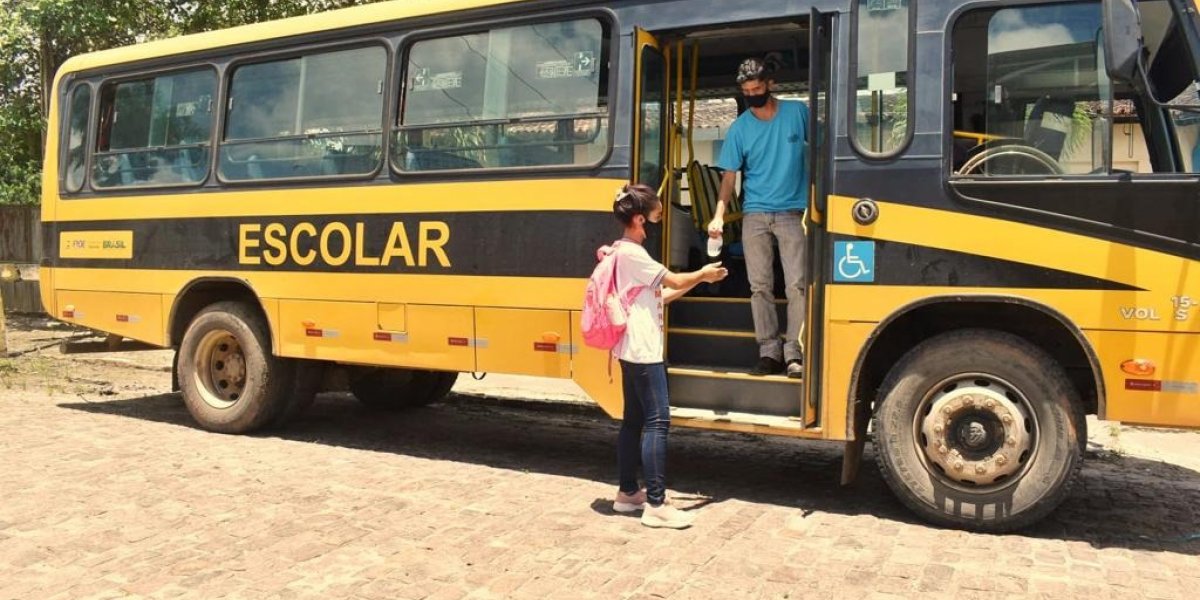 Imagem ilustrativa de um õnibus escolar
