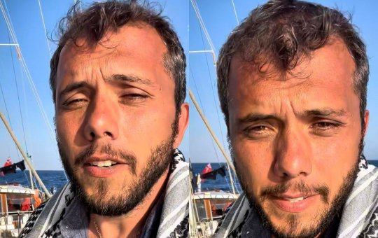 Ativista brasileiro preso por Israel desembarca no Brasil