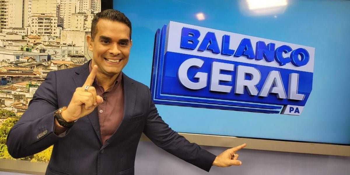 Marcus Pimenta em apresentação do Balanço Geral Belém