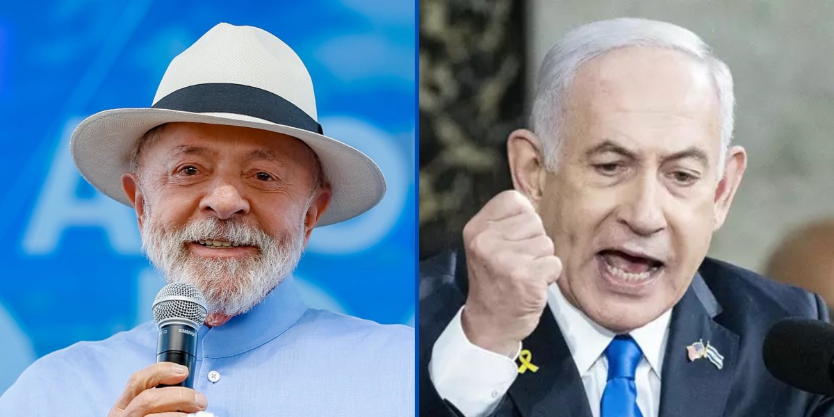 Presidente Lula e Benjamin Netanyahu