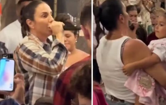 Ivete Sangalo canta em festa junina na escola de Liz Improta e dança com a pequena