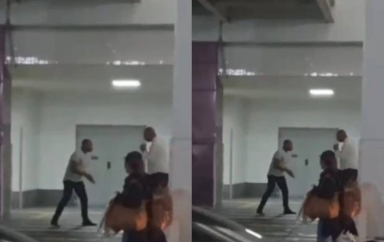 Taxistas brigam por passageira na porta do Aeroporto de Salvador