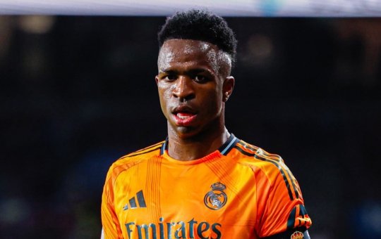 Viiniciu Junior durante partida pelo Real Madrid
