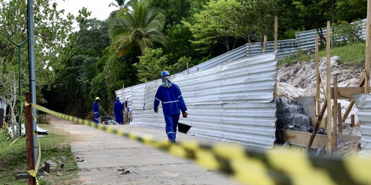Obras de ampliação da infraestrutura do Parque Metropolitano de Pituaçu