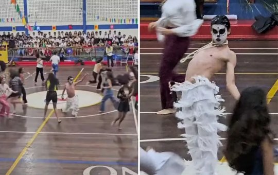 Aluno de Salvador viraliza nas redes sociais com interpretação de Ney Matogrosso