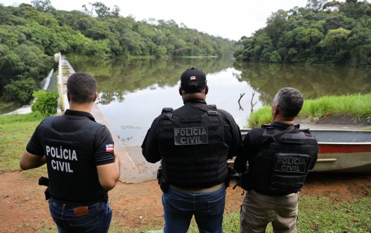 Caso Ferro Velho: drone aquático é utilizado nas buscas pelas vítimas do duplo homicídio