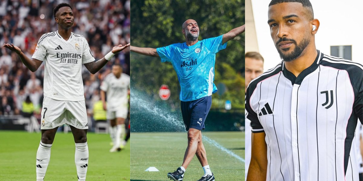 Vinicius Junior, Pep Guardiola e Bremer