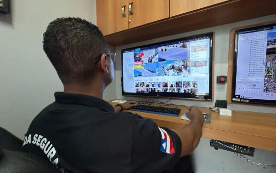 Sistema de reconhecimento facial identifica foragido no primeiro dia do São João da Bahia 2025