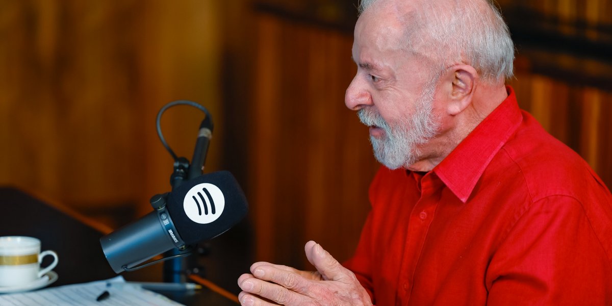 Lula durante entrevista