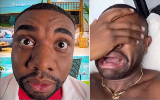 Davi Brito mostra mala para viagem internacional e item íntimo chama atenção