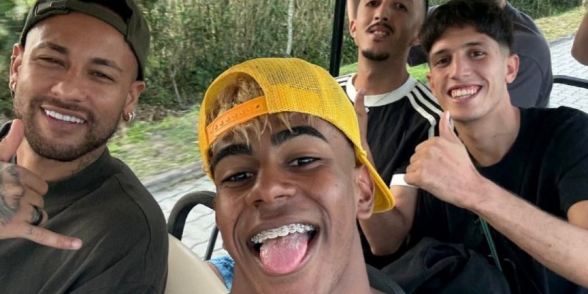 Em recesso, Neymar se diverte com Lamine Yamal em praia e jogos no Rio de Janeiro