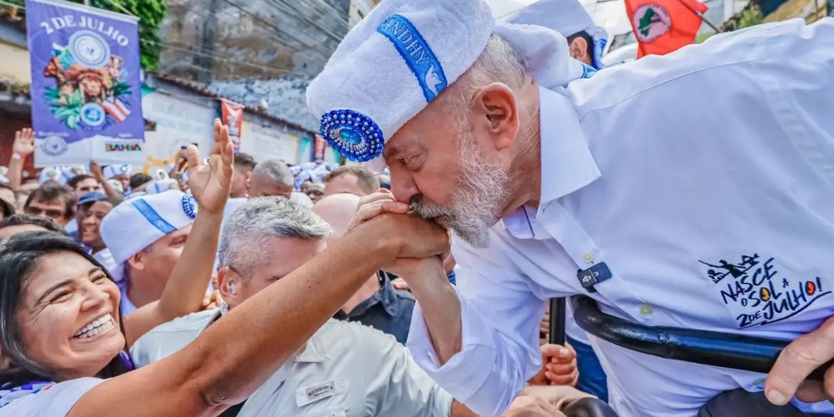 Presidente Lula durante desfile