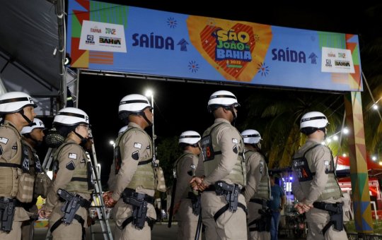 Policiamento no São João da Bahia