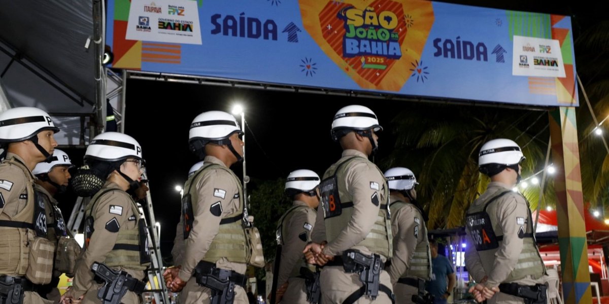 Policiamento no São João da Bahia