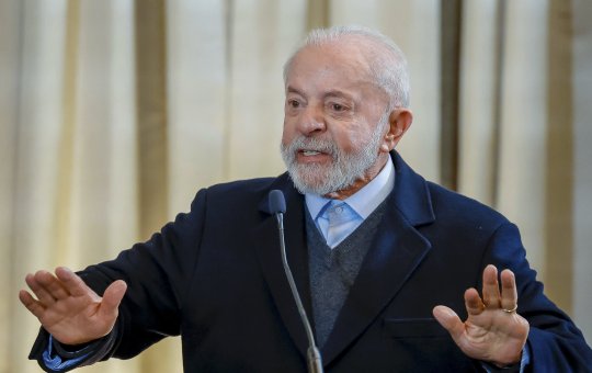 Presidente Lula em coletiva