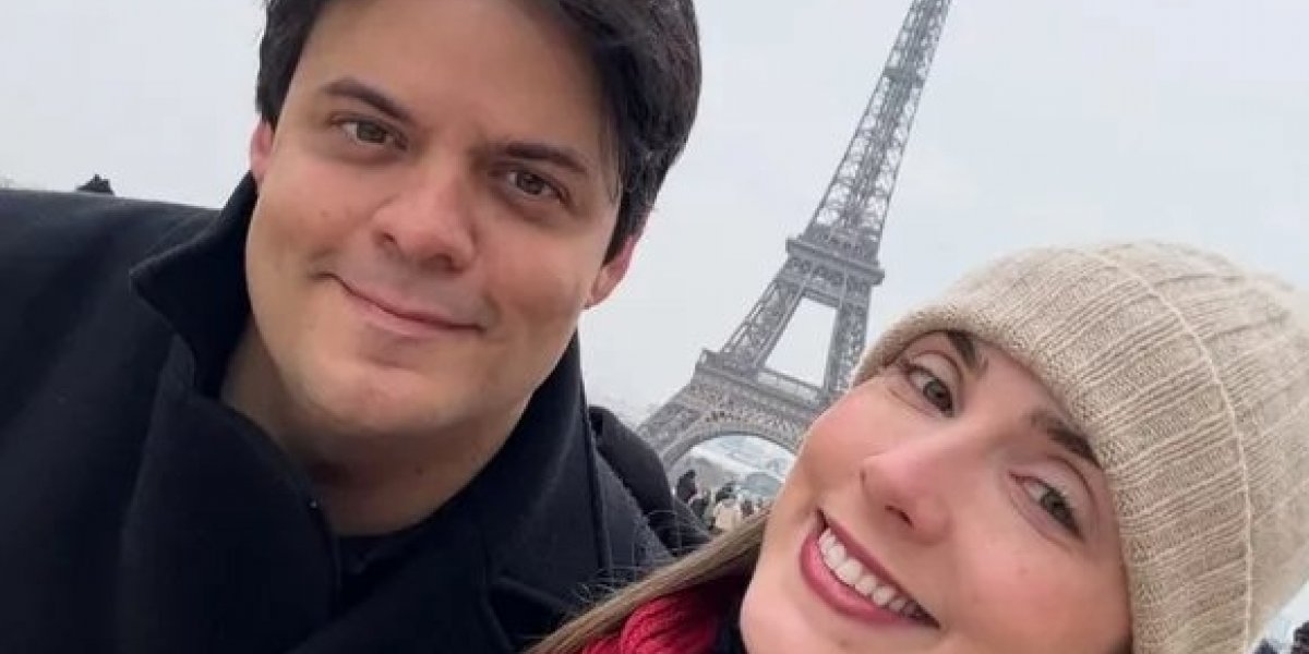 Monique e Daniel juntos em Paris