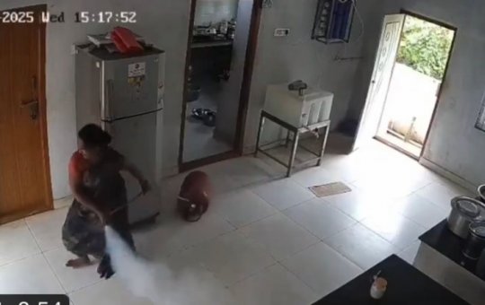 Gás de cozinha vaza, explode e moradores ficam assustados