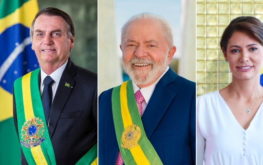 Jair Bolsonaro, Lula e Michelle 