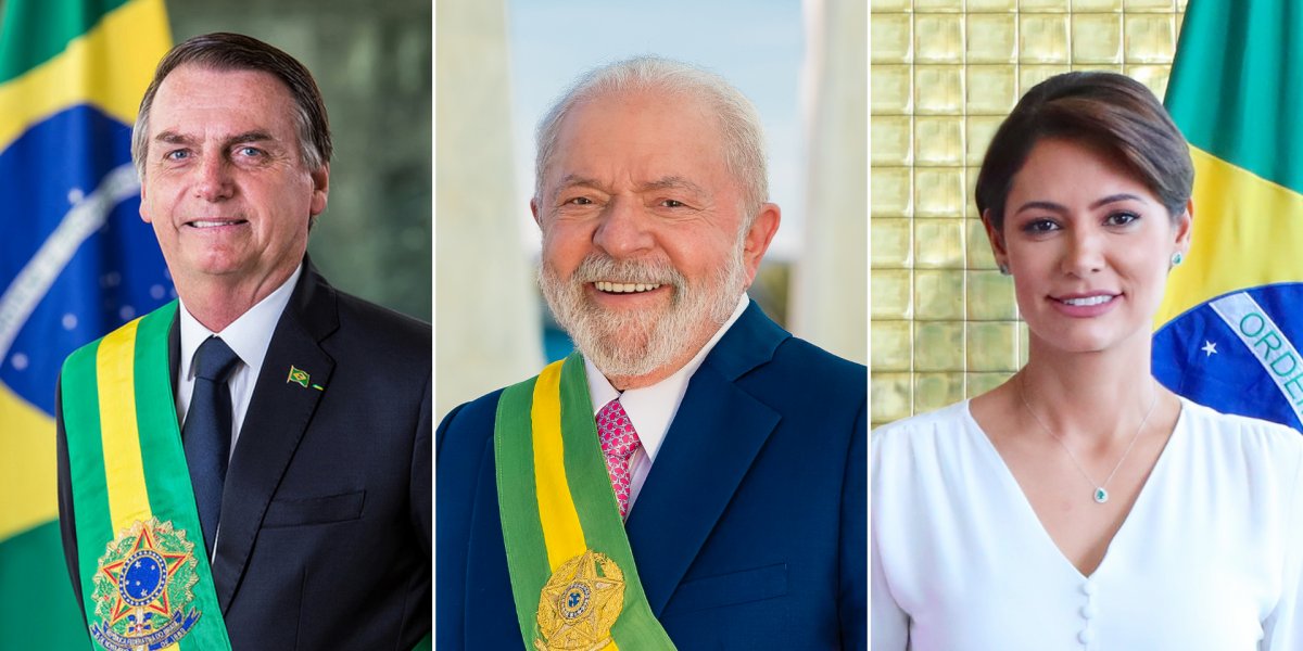 Jair Bolsonaro, Lula e Michelle 