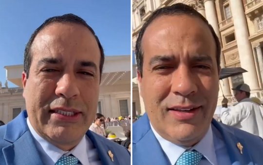 Bruno Reis visita o Vaticano e anuncia encontro com o Papa